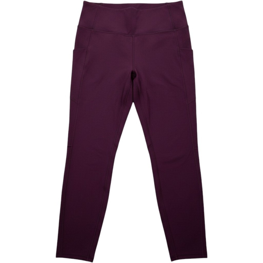 Fabletics PureLuxe Purple Leggings Side Pockets Buttery Soft Large